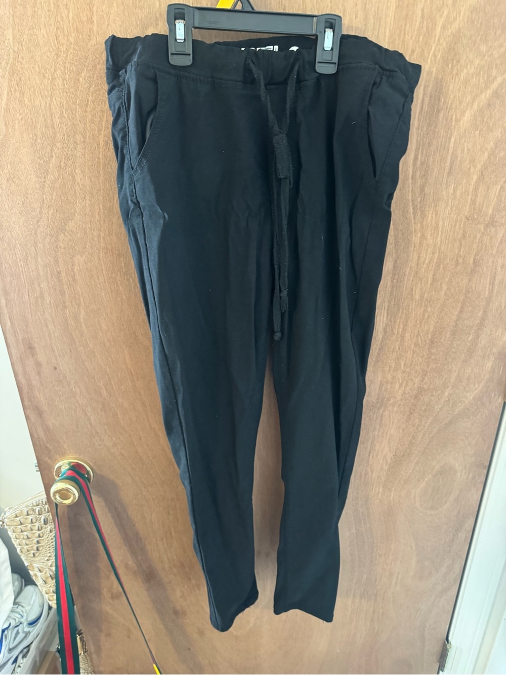 Men's Black Drawstring Pants